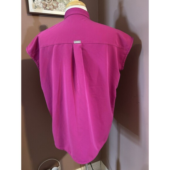 Figs Rafaela Scrub Top Womens Size Small Pink Raspberry Sorbet PO 2525 - Picture 3 of 8